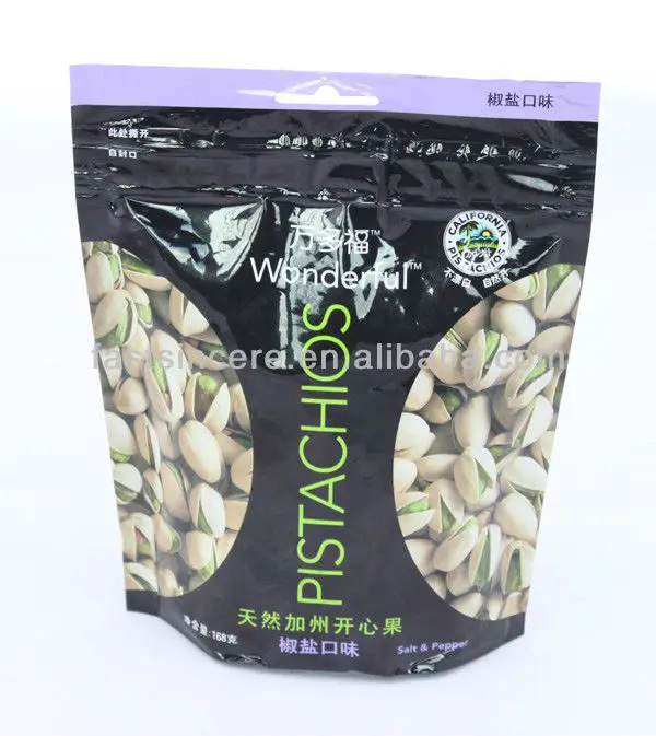 pistachios nuts packaging bag