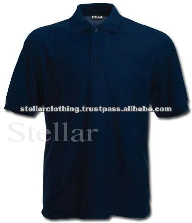 100% COTTON Polo t-shirt - Navy Blue - Stellar clothing company.jpg