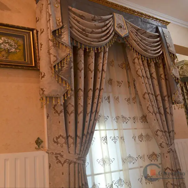 2014 china wholesale ready made curtain,ready made curtains for living room curtain racks