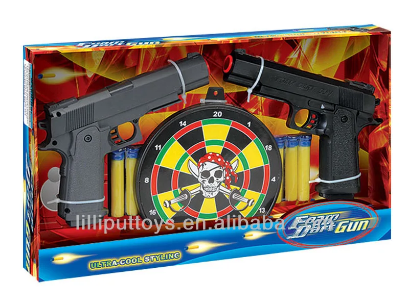 热卖玩具泡沫飞镖枪与软子弹