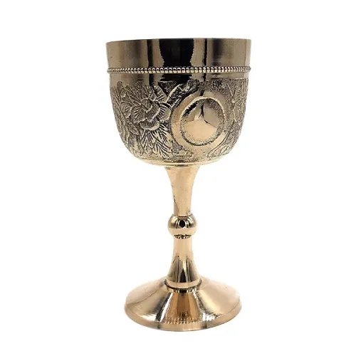 Copper Wine Goblet With Hammer Design Reasonable Prices Product