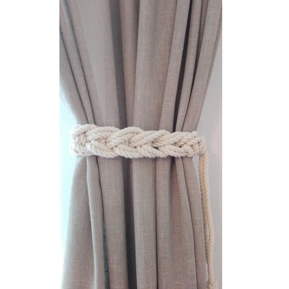 Standard Quality Macrame Decorative Holdbacks Door Window Curtain Tie