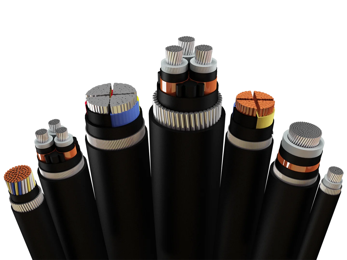 Pvc Insulated 3 4 Core Submersible Flat Cables From 1 5 Sq Mm To 50