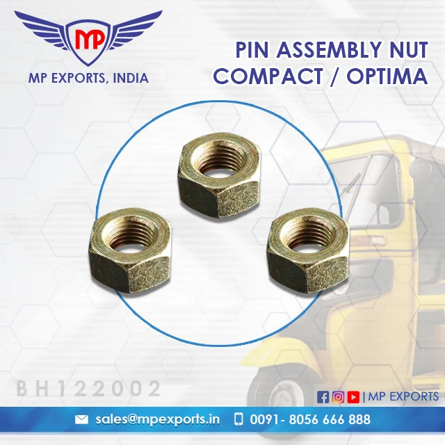 Pin Assembly Pivot For Indian Model Bajaj Tuk Tuk Three Wheeler Spare