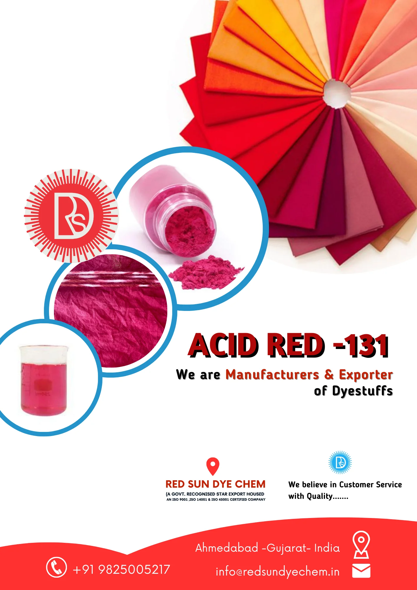 Acid Red 131 Red Sun Dye Chem Manufacturers And Exporter Dyestuffs