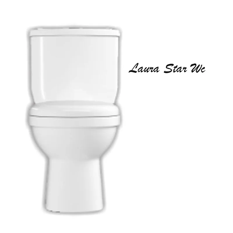 Smart Laura Piece Wc Bathroom Ceramic Sanitary Ware White Color Two