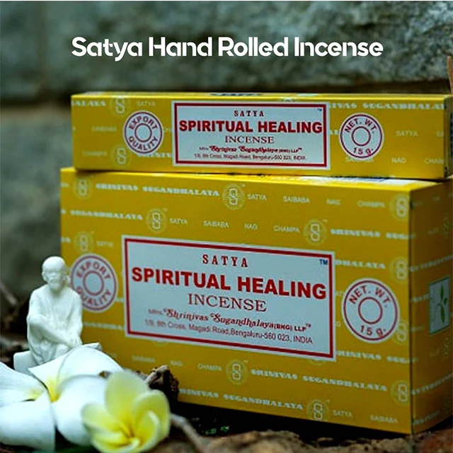 Satya Nag Champa Spiritual Healing Incense Sticks Count Buy Satya