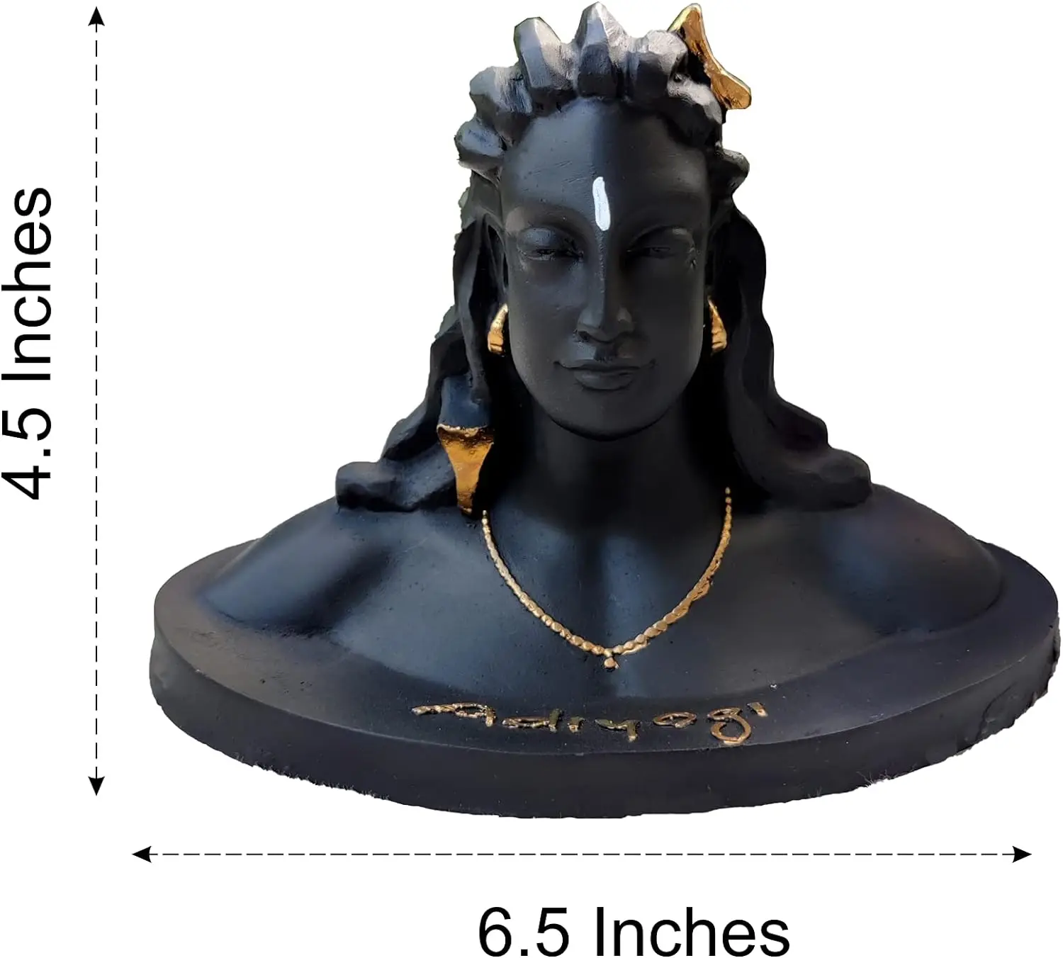 Adiyogi Statue Lord Shiva Idol For Car Dashboard Decor Mahadev Idol