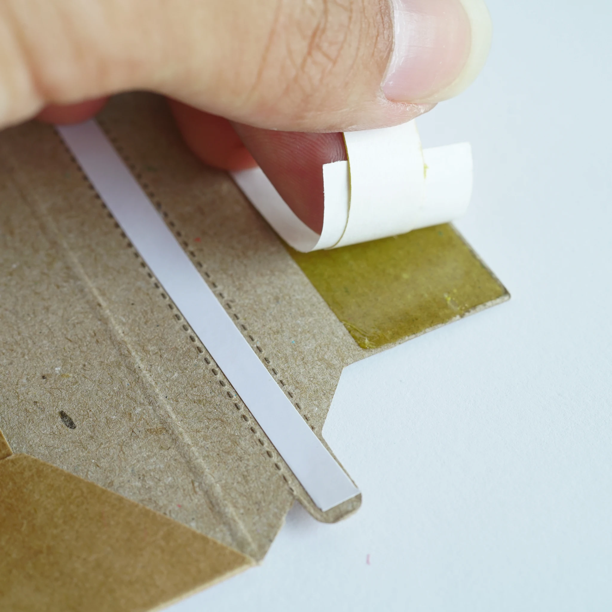 Kraft Mailer Envelope With Peel Seal Easy Tear Strip Kraft Paper