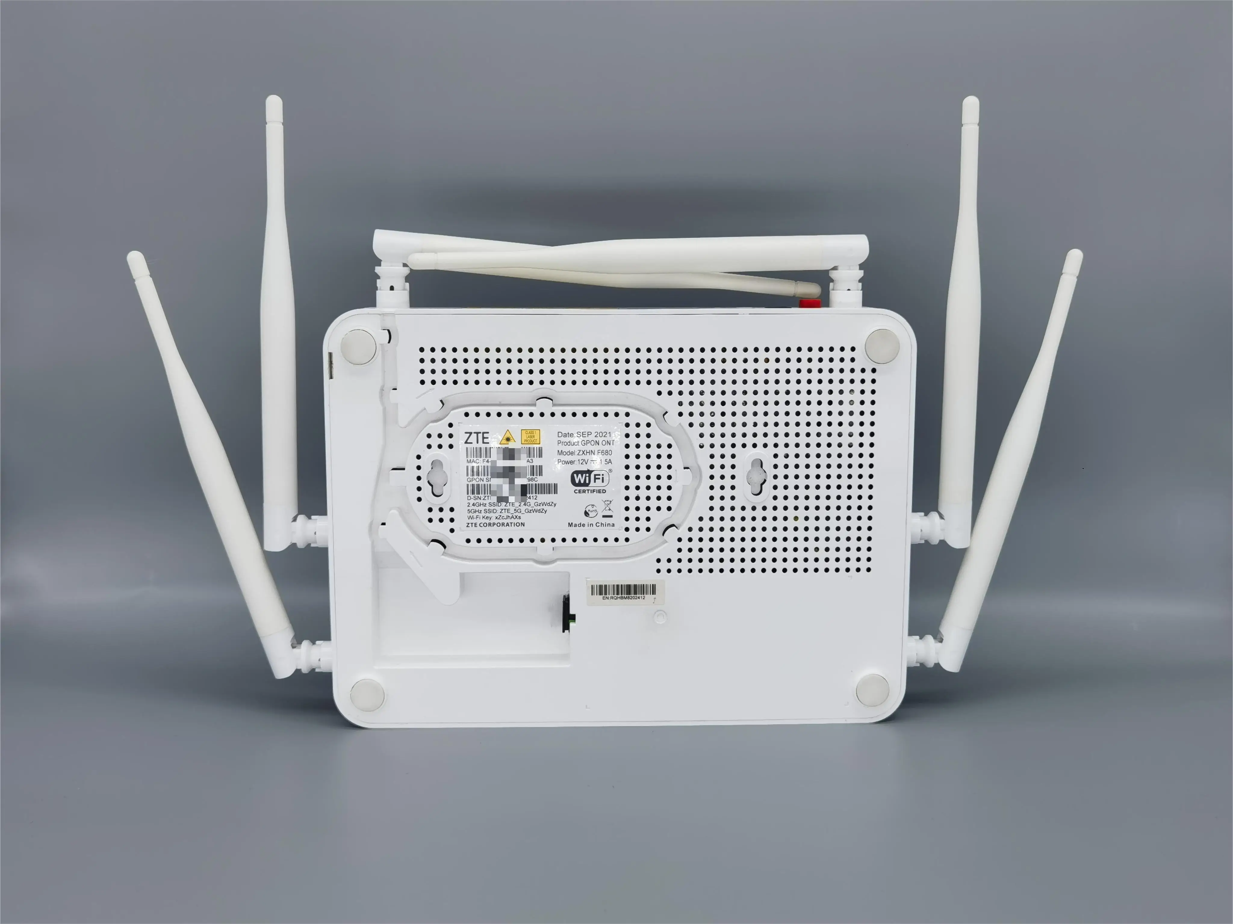 Zte F V Ac Dual Band G G Optical Gpon Onu Ont Fiber Ge