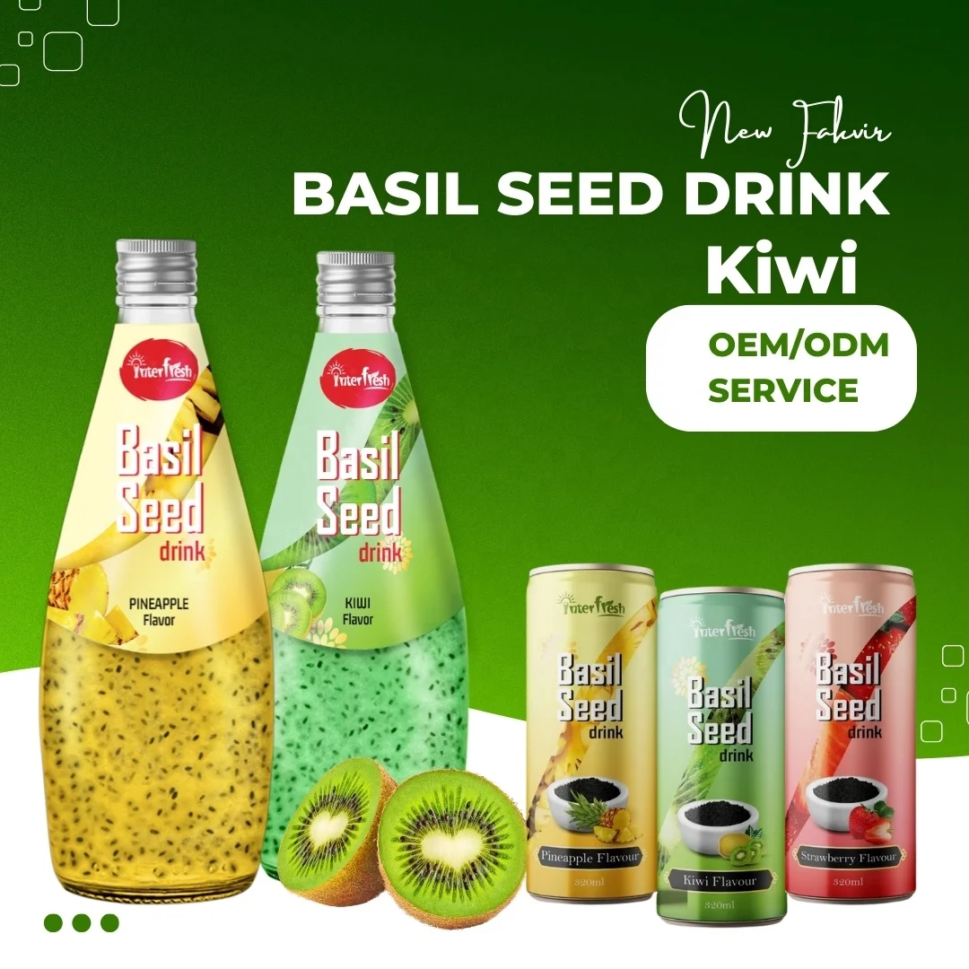 Interfresh Basil Seed Drink Glass Bottle Ml Good Price Good Health