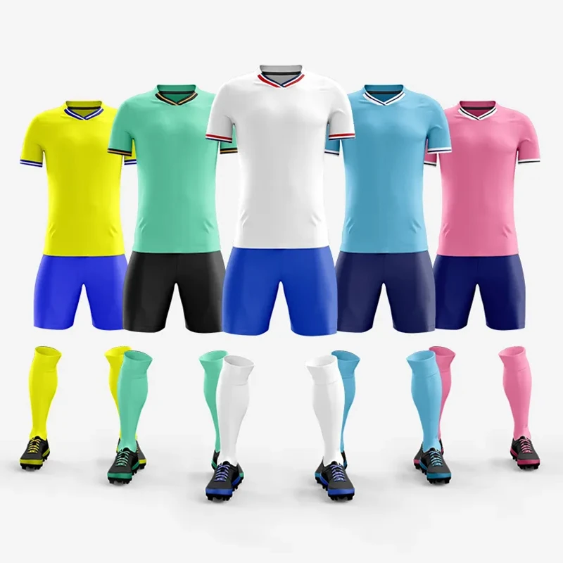 New Custom Sports Uniform Polyester Soccer Wear Quick Dry