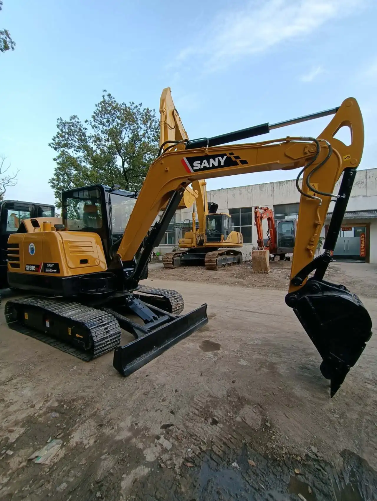 6t Small Mini Hydraulic Excavator Sany Sy60c Micro Excavator Digger