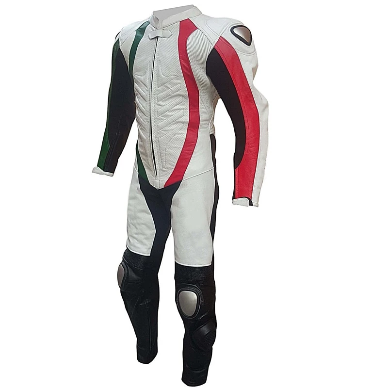 Custom Made Men Motorbike Suit Made Of Genuine Leather Motorbike Suit