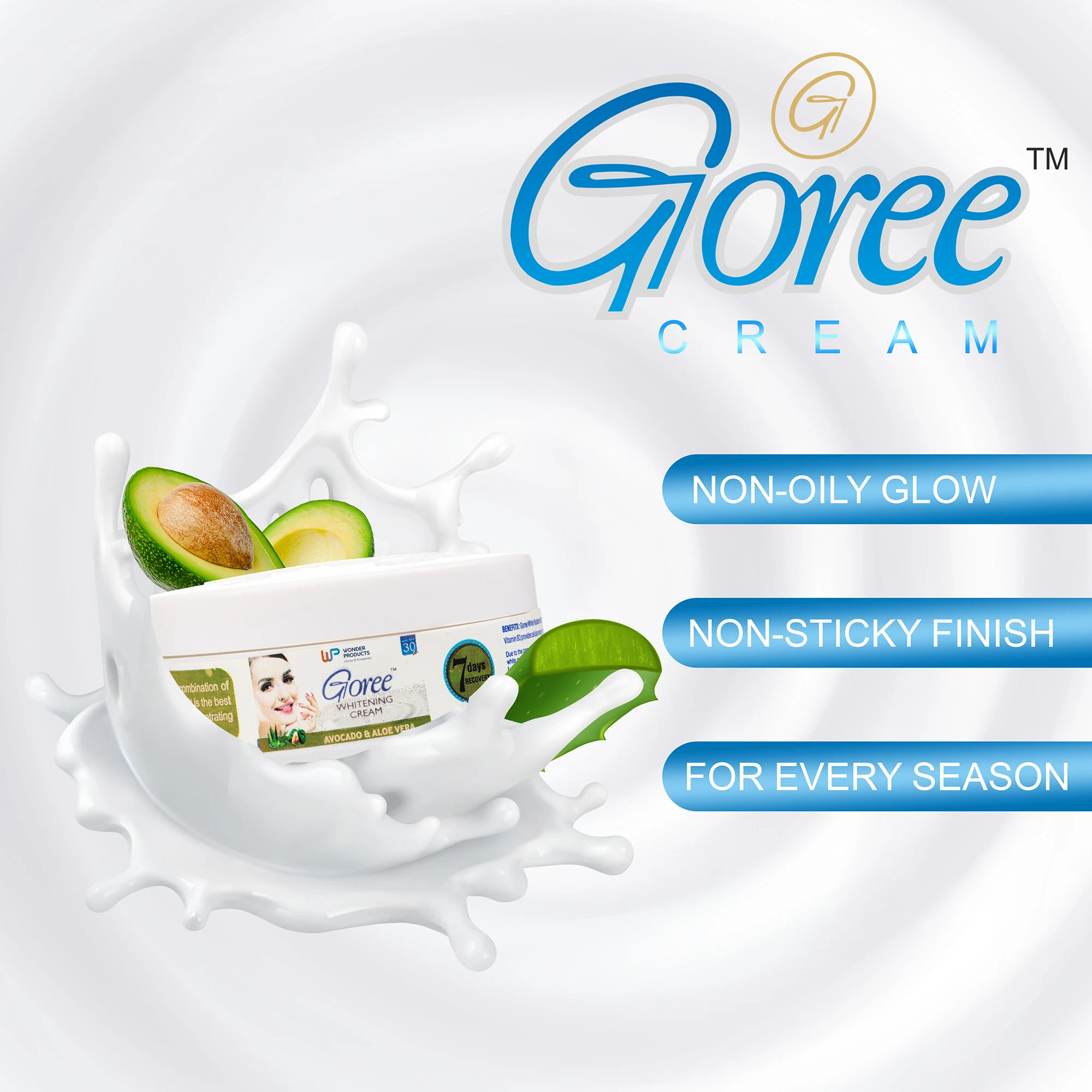 Hot Deal Goree Whitening Cream Gm Pack With Customized Logo