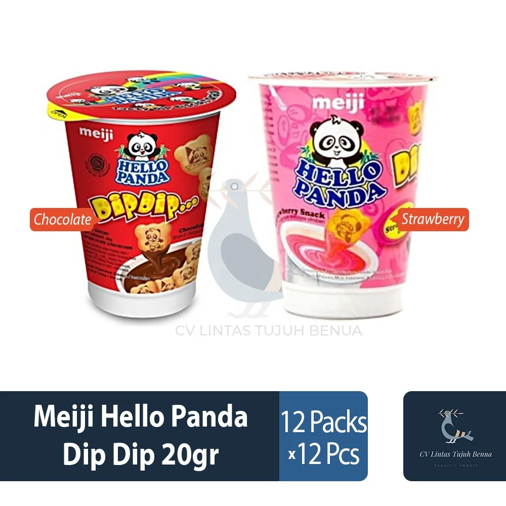 Wholesale Hello Panda Dip Dip 20gr Strawberry Flavor Dipping Sauce