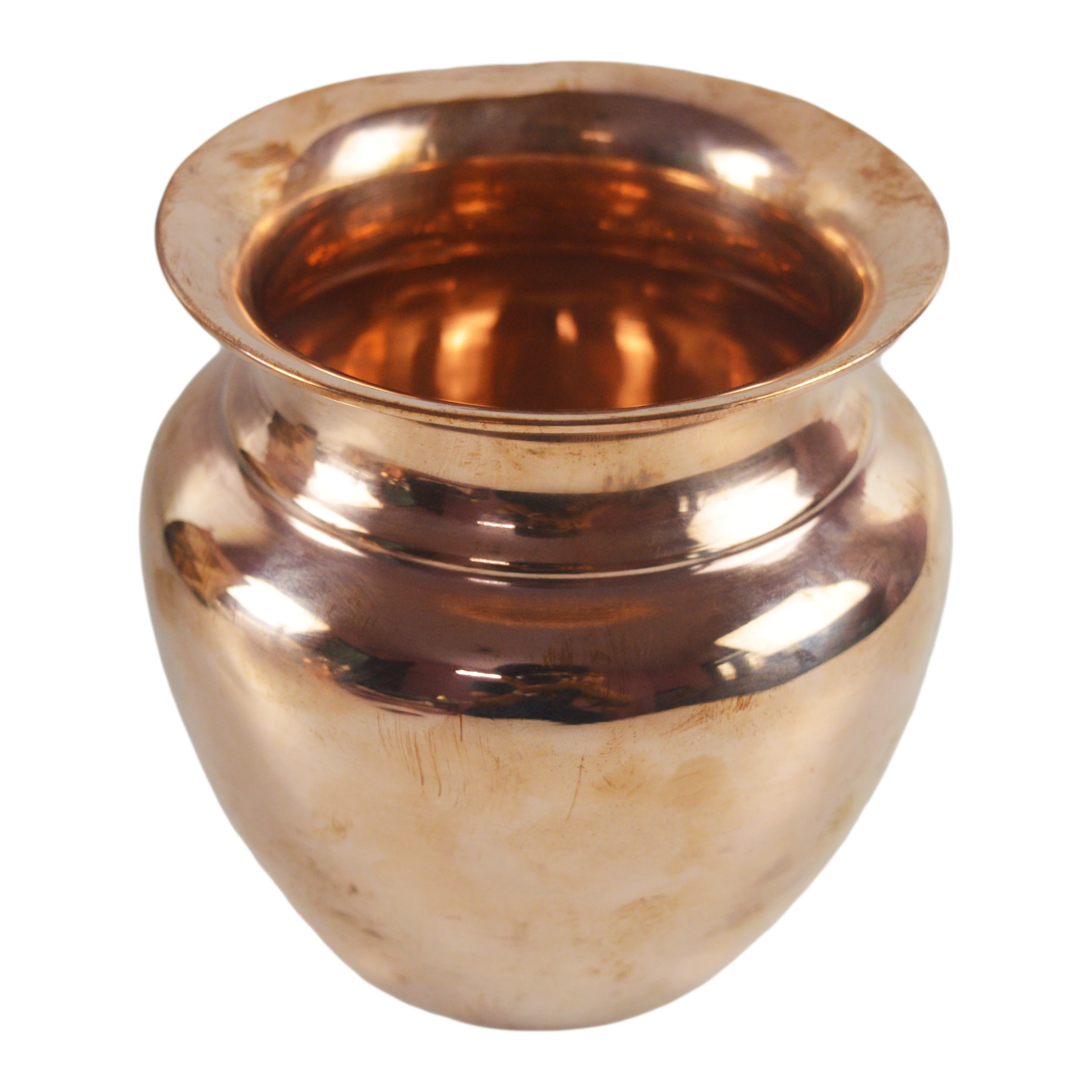 Trending Copper Pooja Lota Kalash With Plate For Festival Home Temple