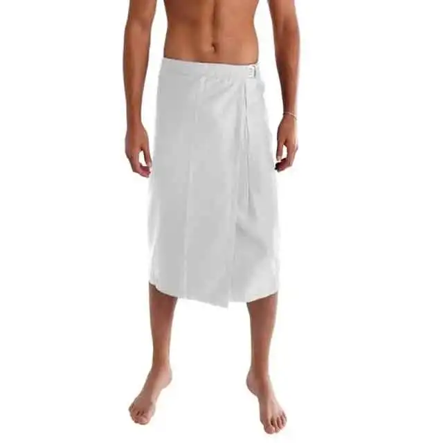 Tribal New White Color Sarong Men Indonesia Lungi Skirts Bali Sarong