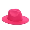 wholesale Winter and Autumn new felt hats fashion wide brimmed Jazz Cap Panama Vintage Fedora Hat