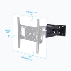Tv Full Motion TV Wall Mount 32" 37" 42" 46" 50" 55" 60" 65" 70" TV Mount Swivel/