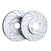 High quality auto brake system parts drilled and slotted disc brake rotor for MAZDA Maserati