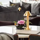 Lamp Rechargeable Table Lamp Popular Beautiful Design Rechargeable Battery Restaurant Table Cordless Lamp