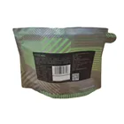 Easy to tear zipper bag specially food shape bag for Coffee Beans Packaging Bags