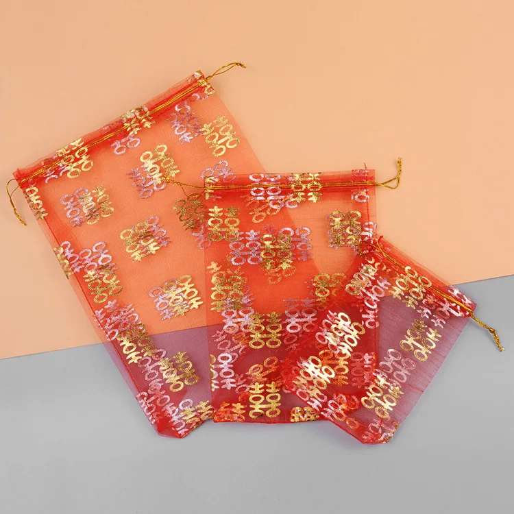 wedding christmas gift pouches bag organza bags jewelry