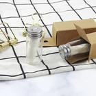 30m Corn Spindle Shaft Dental Floss,Bamboo Natural Mint Flavor Glass Bottled Dental Floss