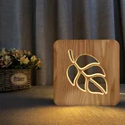 Decoration Table Gifts Table Decoration FS-T2186W Wooden Decoration Table Christmas Gifts Wood Lamp