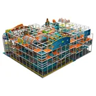 OK Playground Pirate Ship Kids Play Area Indoor Playground Equipment
