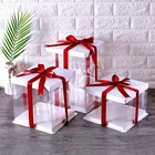 free shipping KCCB2020 NEW fashion wholesale wedding birthday gift packing box transparent box