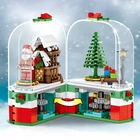 Newest building bricks Christmas village blocks toys Christmas Gifts