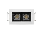 2 heads mini smd Dimmable LED Recessed die cast dimmable 4w UGR 19 ceiling Grill linear downlight