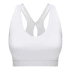 Dropship Sexy Women Sports Bra Top Fitness White Cross Back Strappy Sports Bra With Support
