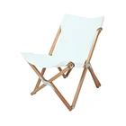 Japan folding chair wooden portable outdoor foldable beach chair lowseat camping beech chair