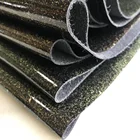 Glitter Microfiber Nonwoven Suede Synthetic Raw Shoes Leather In Guangzhou