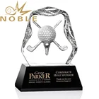 Crystal Golf High Quality Custom Sports Crystal Iceberg Golf Trophy
