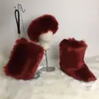 Winter Slippers Winter Fur Slippers Fast Supply Winter Fur Boots Fur Slippers Boots Baby Boots Fur For Girls