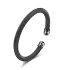 Stainless steel elastic stretchable woven mesh bracelet simple modern silver fashionable bangles ankle jewelry