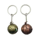 Zhongshan spinning volleyball silver copper custom color football club flag no minimum custom logo metal keychain