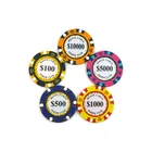 Wholesale Popular Cheap Custom Denomination Oversized Juego Golf Mini Metal Casino Poker Chip