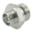Steel Reducer Steel Metric BSPP Male Thread Reducer Adpter For Tube Fitting