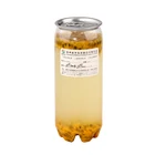 250ml Empty Beverage Transparent PET Plastic Soda Can for Fruit Juice