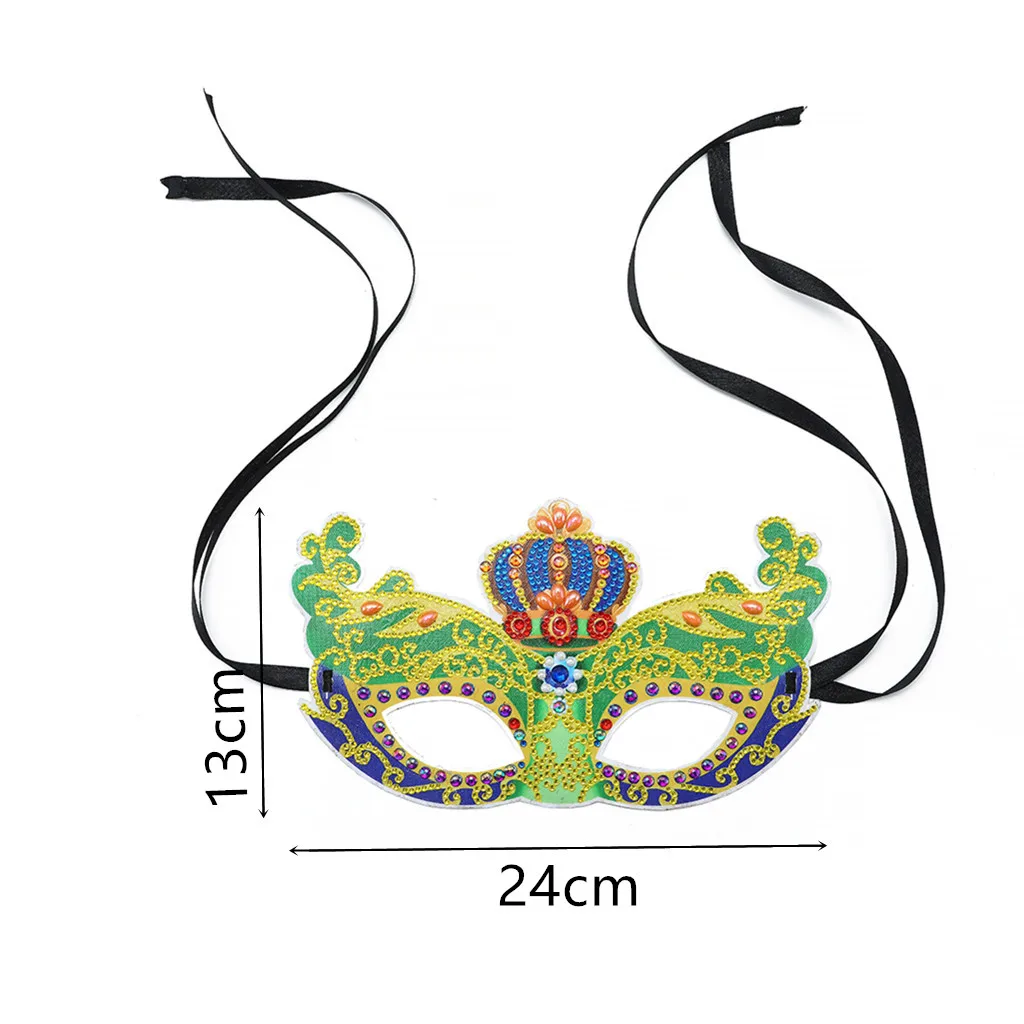 钻石绘画皇冠面具派对酒吧时尚工艺diy钻石圣诞节日礼物