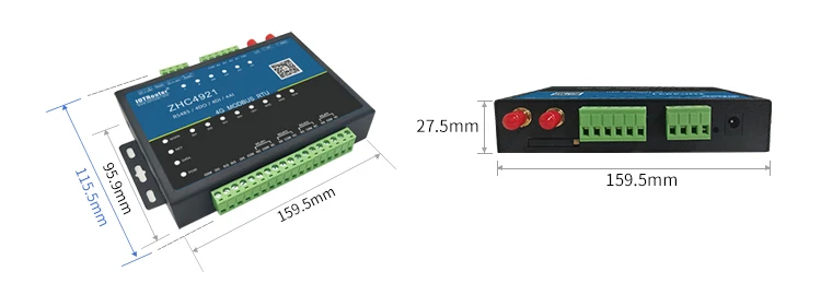 industrial modbus ethernet converter gsm rtu controller ZHC4921 internet modem IOT Router 128 - ANKUX.COM