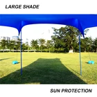 Tent Outdoor Geertop Outdoor Large Portable Family Beach Tent Sunshade Lycra Sun Shelter
