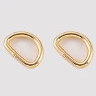 15mm Bag parts adjustable buckle metal ring d ring gold ring handle for universal removable handle for pan