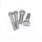 Stainless steel 304 316 DIN 931-1 grades A and B partially threaded M1.6 M2 M5 M6 M8 M10 M16 hexagon head bolts