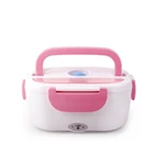 Square 110V / 220V 1.05L Plastic Portable Food Insulation Lunch Box Electric Heating Freshness